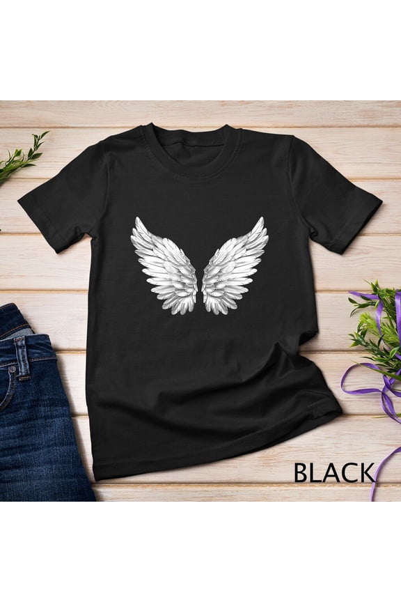 White Angel Wings Freedom Angelwings For Men & Women Angel Unisex T-shirt