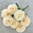 thumbnail image 1 of White Artificial Dahlia Bouquet 14 Inch Maintenance Free Faux Flowers For Home Decor Table Centerpiece, 1 of 6