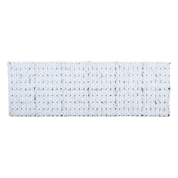 White Artificial Ivy Hedge Fence Roll for Outdoor Privacy, Durable Plastic Trellis Screen with Green Leaves, Easy Install for Garden Balcony