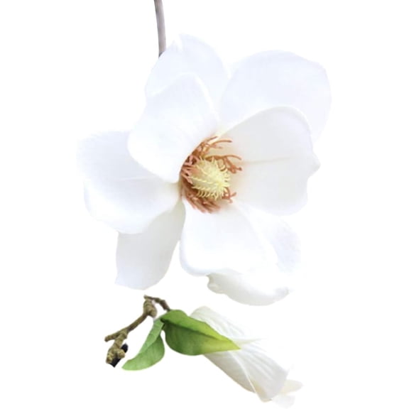White Artificial Magnolia Flower