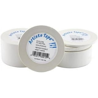 White Pro Tapes Artists Tape 1/2 x 60 yards - 840178006745