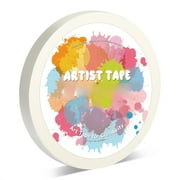White Artist Tape for Watercolor Paper, White Art Masking Tape for Drafting Painting Canvas Framing - Acid Free