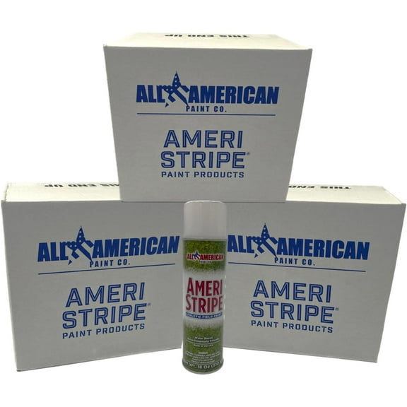 White Athletic Field Marking Spray Paint - 3 kklefc hukfga (36 Cans) 18 oz of Paint per Can