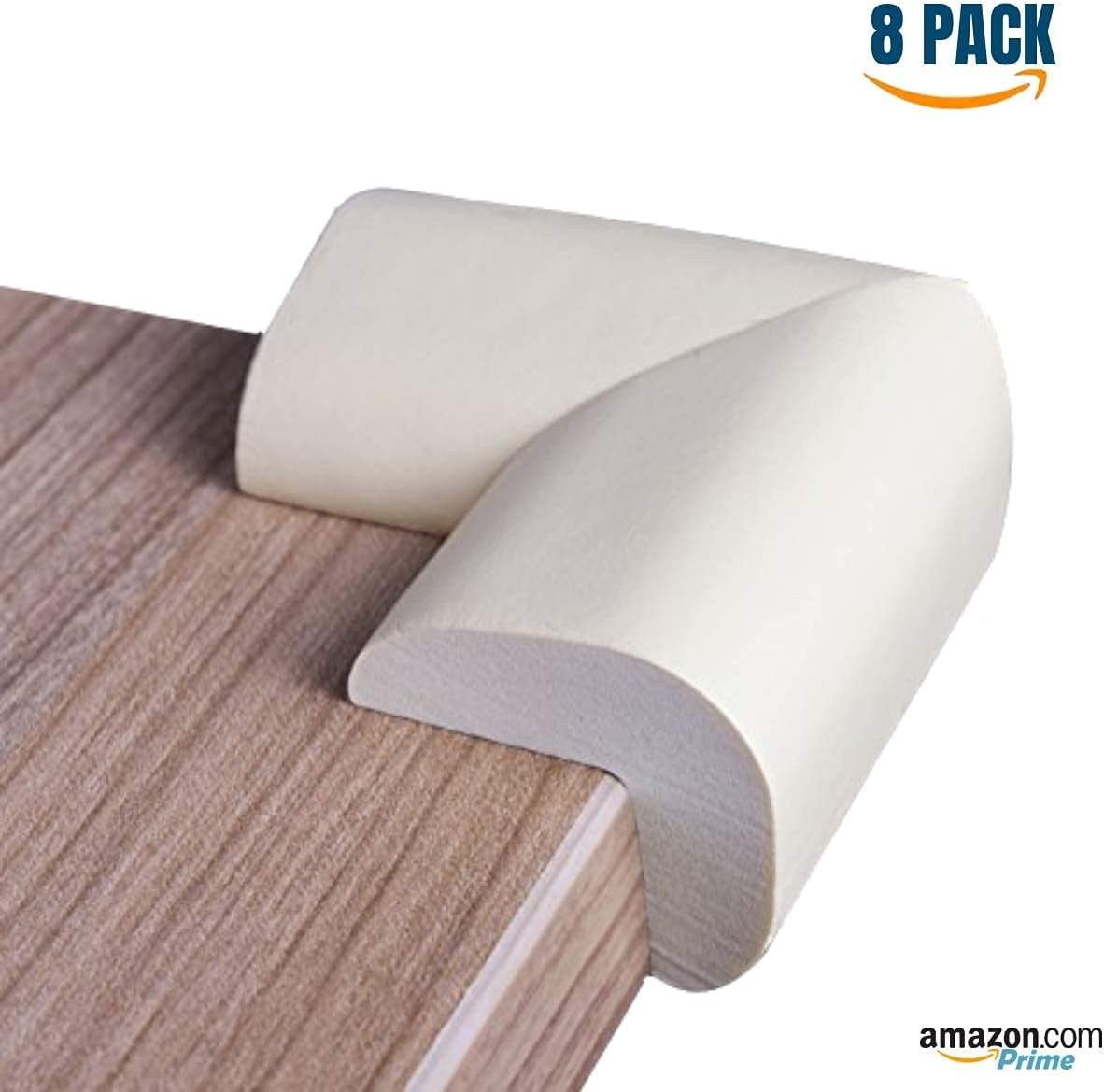 12 Pcs Baby Corner Protectors - Heavy Duty Soft Rubber Foam Furniture Bumper Guards, Child Proofing (Black)