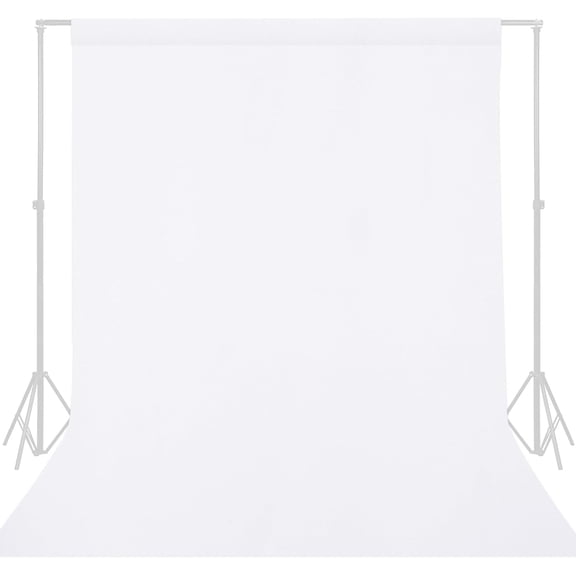 White Backdrop - 5FTX7FT White Photo Backdrop for Photoshoot Background for Photography Screen Video Recording Picture Background