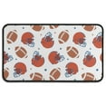 thumbnail image 1 of White Background Football Helmets Pattern Door Rugs,Washable Non Slip Door Mats Indoor,Decorative Door Mats,Entry Mat Indoor for Entrance,Bedroom,Kitchen,Bathroom,30"x17", 1 of 6