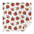 thumbnail image 1 of White Background Football Helmets Pattern Square Tablecloth,Waterproof Square Table Cover,Wipeable Spillproof Washable Table Cover for Home Kitchen Party Decor 60"x60"(152x152cm), 1 of 6