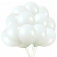thumbnail image 1 of White Balloons, 20 pcs 10 Inch Pearl White Balloons, Latex Balloons for Birthday Wedding Baby Shower Decorations, 1 of 6