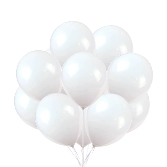 White Balloons, 20 pcs 18 Inch Matte White Balloons, White Latex Balloons for Balloon Garland or Balloon Arch as Party Decorations, Birthday Decorations, Baby Shower Decorations
