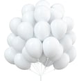 thumbnail image 1 of White Balloons Latex Party Balloons, 100 Pack 12 inch Round Matte Balloons for Balloon Garland or Balloon Arch as Party Decorations, Birthday Decorations, Retirement Party Decorations, 1 of 6