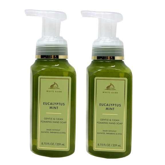White Barm Eucalyptus Mint Gentle Foaming Hand Soap pack of 2 8.75 oz Each