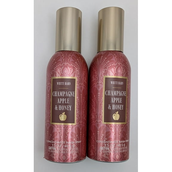 White Barn CHAMPAGNE APPLE & HONEY Concentrated Room Spray -1.5 oz. - 2 PACK