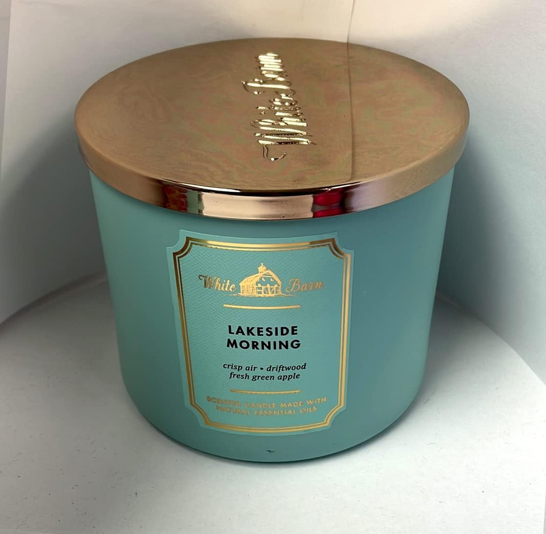 White Barn Lakeside Morning 3 Wick Candle