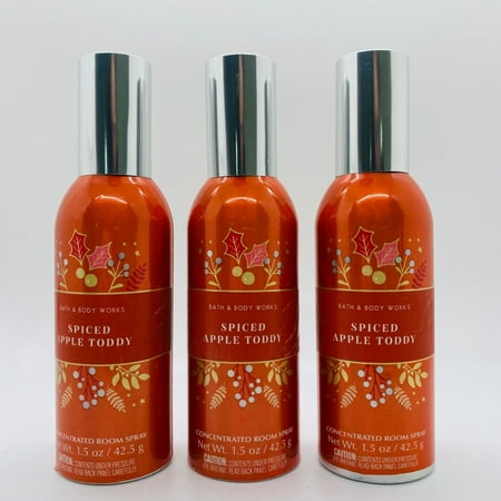 White Barn SPICED APPLE TODDY [3-PACK] Concentrated Room Spray 1.5 Ounce--Bath and Body Works