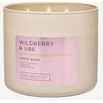 thumbnail image 1 of Bath & Body Works White Barn 3-wick Candle in Wildberry & Ube, 1 of 2