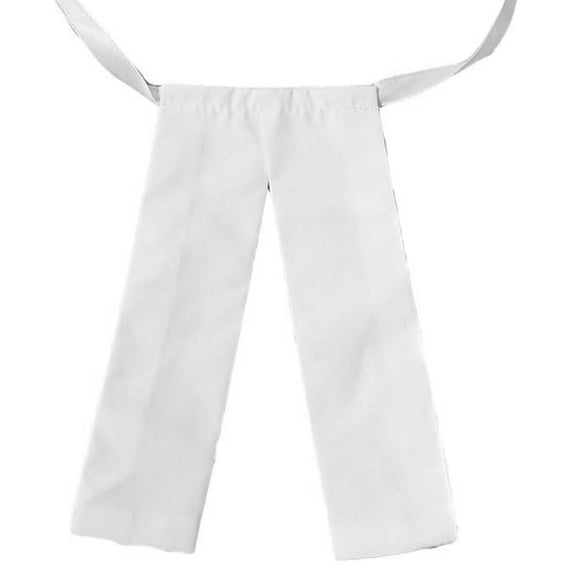 White Barrister Band Court Collar Lawyer Tab Tie Clergy Preaching Neckwear Collar