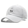 thumbnail image 1 of White Baseball Cap Men Sun Protection Adjustable Size For Running Workouts And Outdoor Activities In All Seasons, 1 of 1