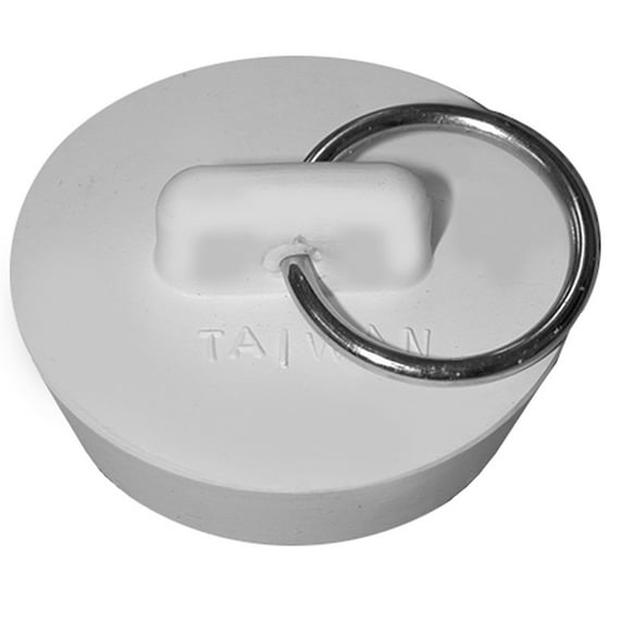 White Basin and Tub Stopper 1-1/2" Trade Size,PartNo P35150 JonesStephens