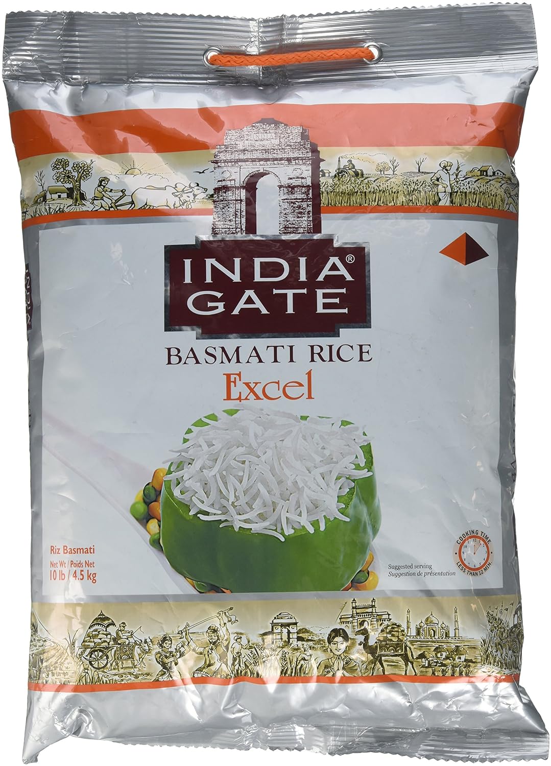 White Basmati XL Rice Excel, 10 Pound - Walmart.com