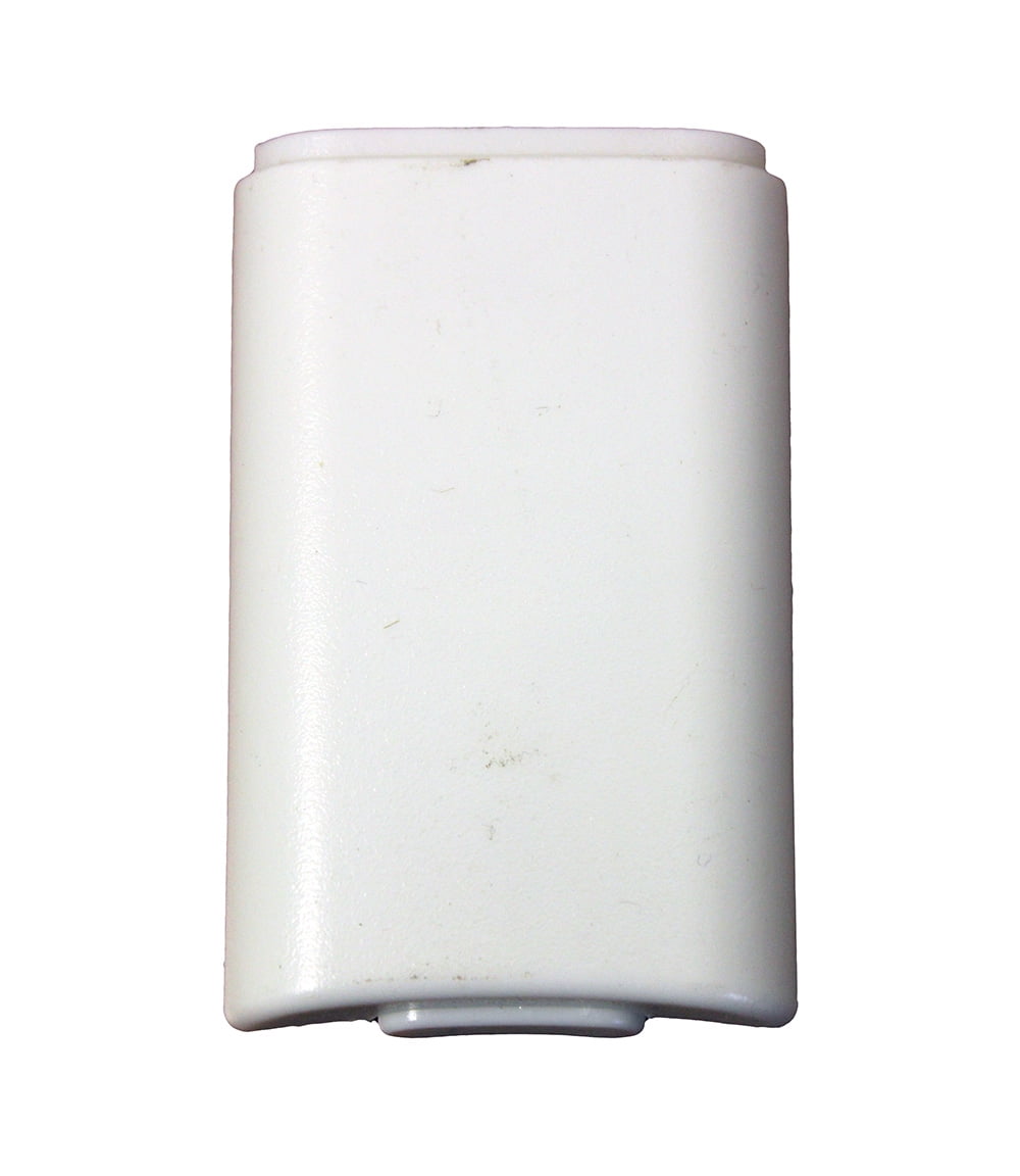 White Battery Pack Cover for Xbox 360 Wireless Controller by Mars Devices