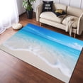 thumbnail image 1 of White Beach Rug 2x3 ft = 65x95 cm Washable Rug, 1 of 5