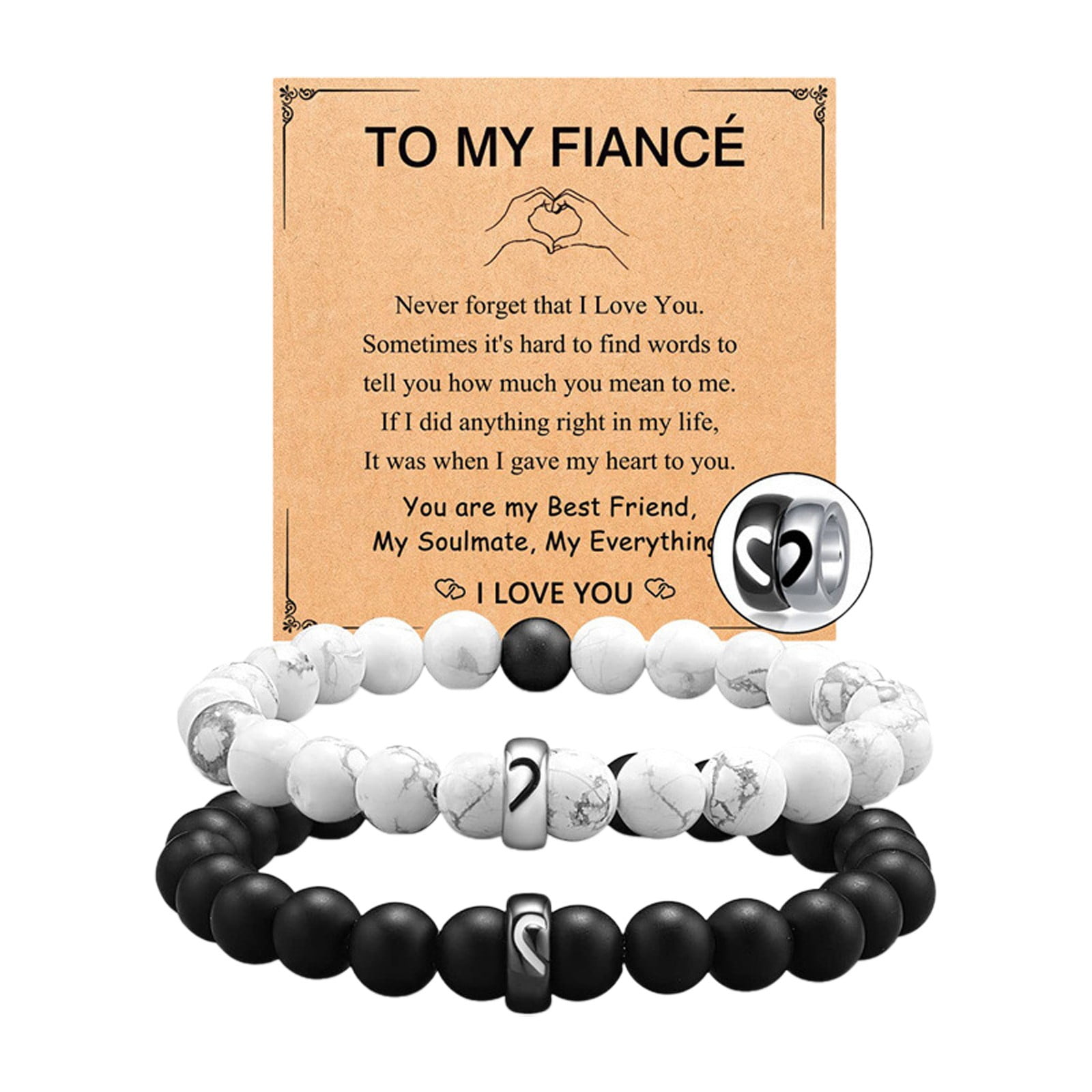 White Bead Bracelet Set Chic And Stylish For Both Men And Women