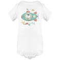 thumbnail image 1 of White Bear On Submarine Bodysuit Infant -Image by Shutterstock,  Newborn, 1 of 2