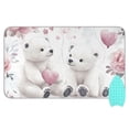 thumbnail image 1 of White Bears Roses Ironing Board Covers Heat Resistant Ironing Pad Mat Portable for Travel Washer Dryer Table, 1 of 6