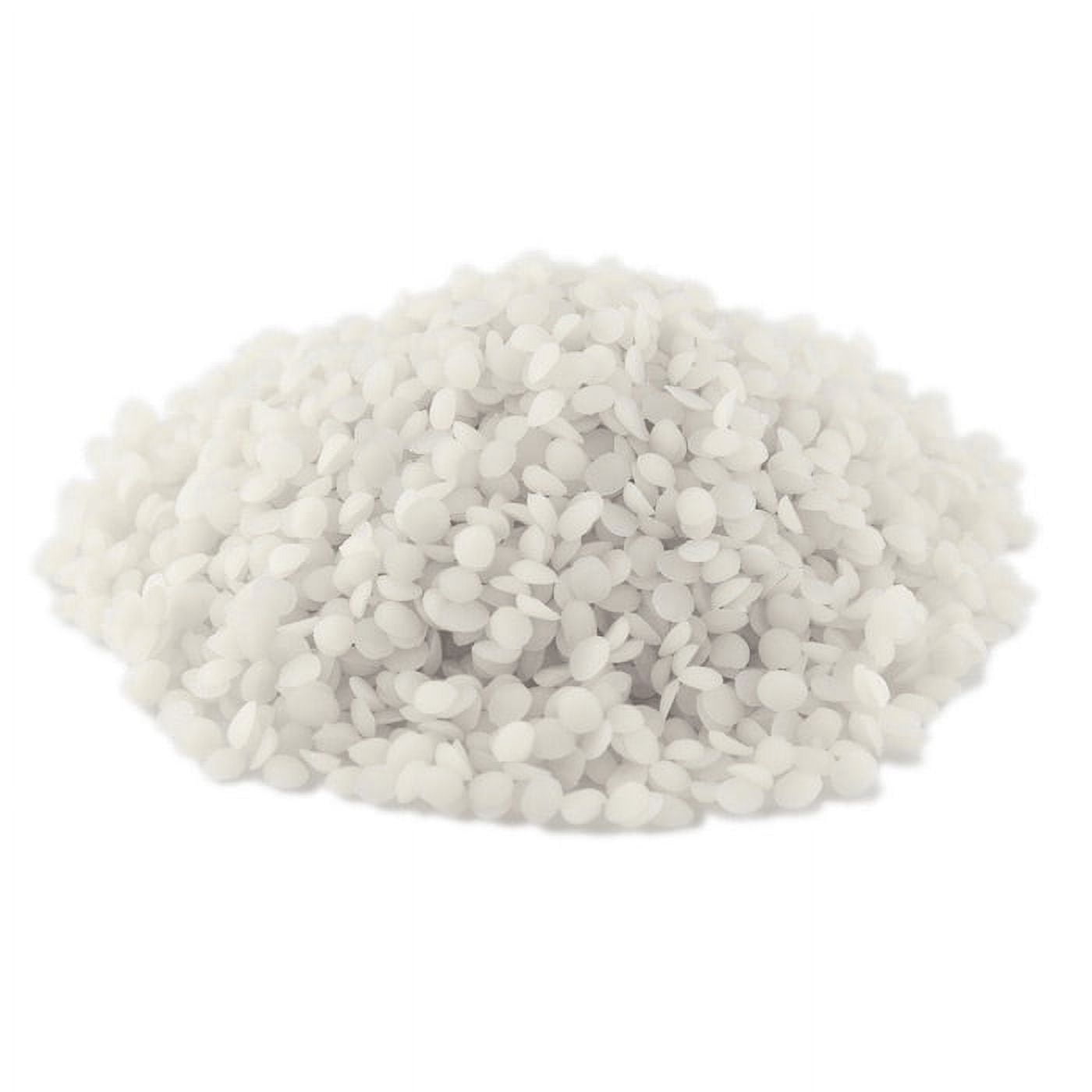 White Beeswax Pastilles - 1 lb in Aluminum Bag - 100% Pure by GreenHealth