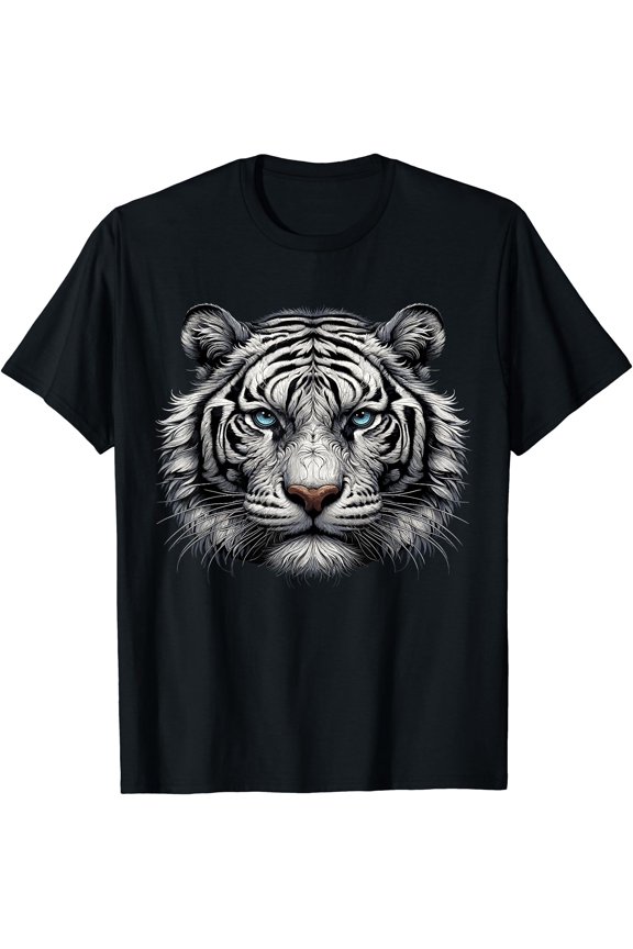 White Bengal Tiger Animal T-Shirt