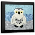 thumbnail image 1 of White, Betz 20x20 Black Modern Framed Museum Art Print Titled - Snowy Owl, 1 of 5