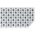 thumbnail image 1 of White Bigfoot and Pine Tree Pattern Rectangle Tablecloth 60"x102",Waterproof Polyester Rectangle Table Cloth, Wipeable Spillproof Polyester Tablecloth for Dining, Camping, Indoor and Outdoor, 1 of 6