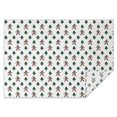 thumbnail image 1 of White Bigfoot and Pine Tree Pattern Rectangle Tablecloth 60"x84",Waterproof Polyester Rectangle Table Cloth, Wipeable Spillproof Polyester Tablecloth for Dining, Camping, Indoor and Outdoor, 1 of 5