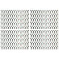 thumbnail image 1 of White Bigfoot and Pine Tree Pattern Summer Placemats Table Placemats Set Of 4-Linen Kitchen Washable Placemats Table Mats 11.8"x17.7" Non-Slip Heat Resistant, 1 of 6