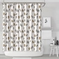 thumbnail image 1 of White Bigfoot and Tree Pattern Shower Curtain 84"x72" ,Bathroom Decorative Shower Curtains Set with 12 Hooks,Modern Waterproof Washable Shower Curtain, 1 of 6