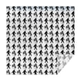 thumbnail image 1 of White Bigfoot and Tree Pattern Square Tablecloth,Waterproof Square Table Cover,Wipeable Spillproof Washable Table Cover for Home Kitchen Party Decor 52"x52"(132x132cm), 1 of 6
