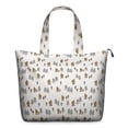 thumbnail image 1 of White Bigfoot and Tree Pattern Travel Tote Bags for Women Carry On,Large Weekender Bags for Women Travel,Multi Functional Duffle Bag for Work,Shopping,Sports, 1 of 5