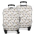 thumbnail image 1 of White Bigfoot and Tree Pattern Luggage Cover Fashion Suitcase Cover Baggage Covers Fit 25-28 Inch Luggage (Go Travel), 1 of 5