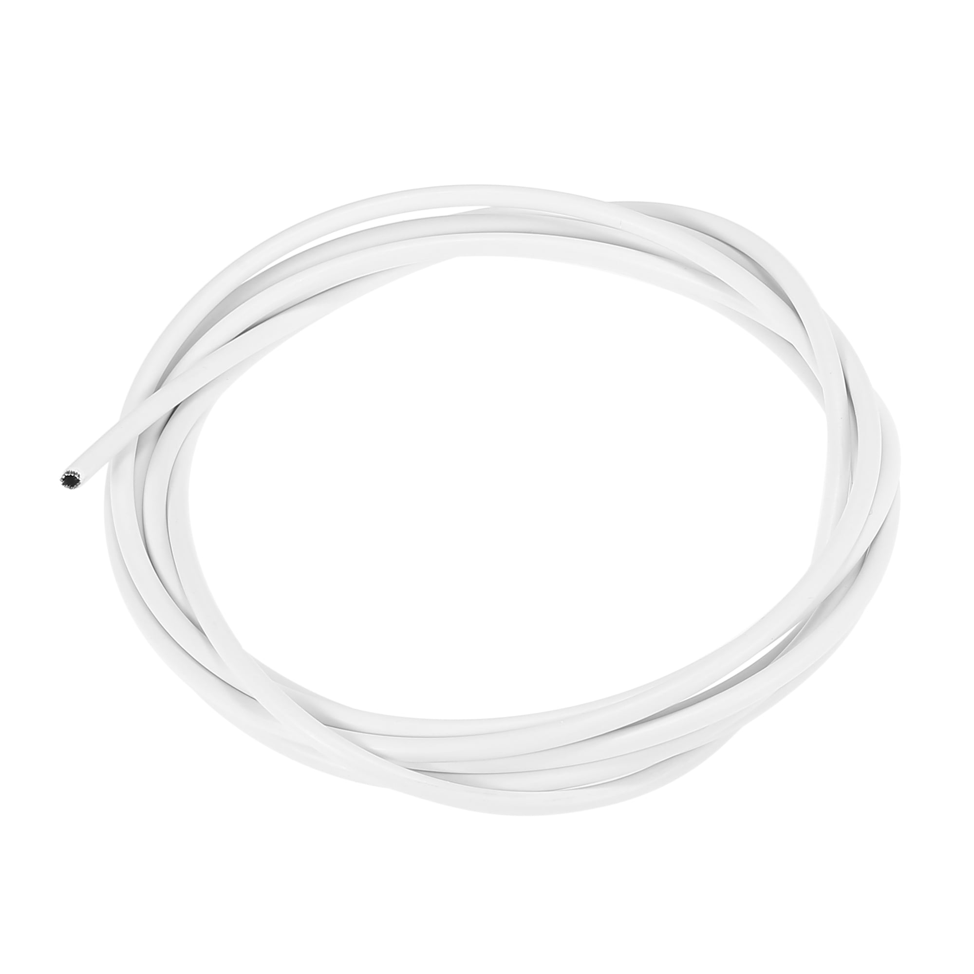 White Bike Brake Cable Housing 300cm Cycling Front Rear Brake Wires