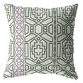 thumbnail image 1 of White Bird Maze Indoor Outdoor Throw Pillow, 1 of 4