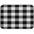 thumbnail image 1 of White and Black Buffalo Plaid Dish Drying Mat 16x18 for Kitchen Classic Buffalo Check Dishes Pad Dish Drainer Rack Mats Absorbent Fast Dry Kitchen Accessories, 1 of 7