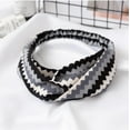 thumbnail image 1 of White Black Chevron Twisted Headband, 1 of 1