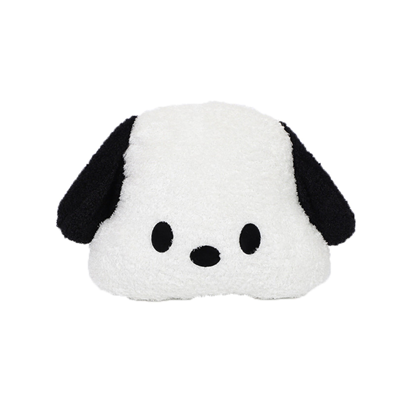 White Black Dog Car Neck Pillow Auto Head Neck Rest Cushion For Chairs