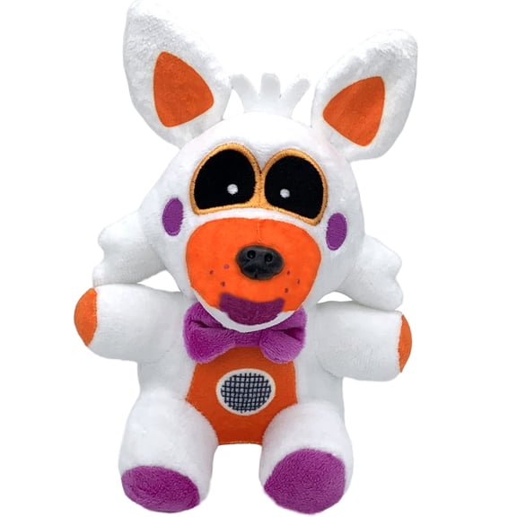 WhiteBlack Fox Stuffed Plush Doll, 8Inch Cartoon Animal Toy, Children Collectible Gift