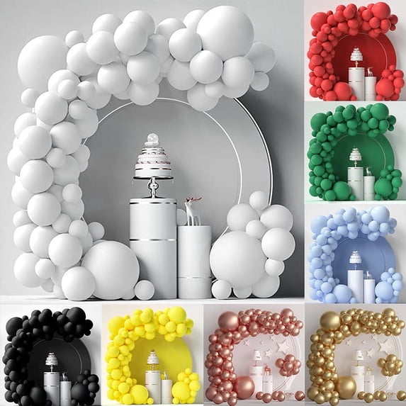 White Black Gold Balloon Garland Arch Kit Red Green For Christmas Decoration Pink Blue Yellow Wedding Birthday Party Baby Shower