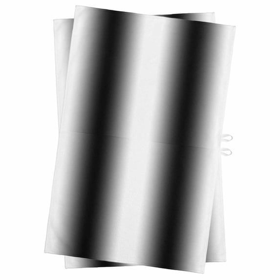 White Black Kitchen Towels Set of 2, Water Absorbent Dish Towel, Modern Gradient Vertical Stripes Geometric Decorative Hand Towels - Quick Drying Cloth for Cooking Baking, 18x28 Inch