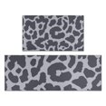 thumbnail image 1 of White and Black Of Leopard Print Kitchen Rugs Sets Of 2,Anti Fatigue Kitchen Mat Rugs Non Slip Washable,Decorative Kitchen Floor Mats for Kitchen,Sink,Laundry,17"x30"+17"x47", 1 of 7