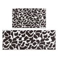 thumbnail image 1 of White and Black Of Leopard Print Kitchen Rugs Sets Of 2,Anti Fatigue Kitchen Mat Rugs Non Slip Washable,Decorative Kitchen Floor Mats for Kitchen,Sink,Laundry,17"x30"+17"x47", 1 of 7