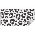 thumbnail image 1 of White and Black Of Leopard Print Rectangle Tablecloth 60"x120",Waterproof Polyester Rectangle Table Cloth, Wipeable Spillproof Polyester Tablecloth for Dining, Camping, Indoor and Outdoor, 1 of 6
