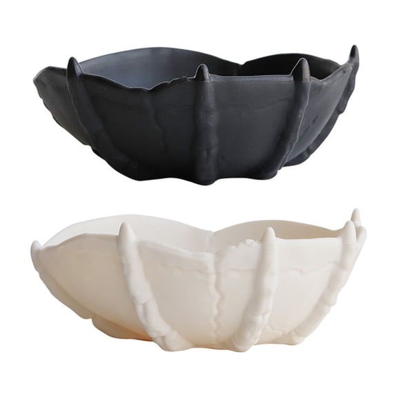 Pair Of Serving Trays Candy Dishes Seasonal Celebration Decor 5.1X5.1 Inches Plastic Serving Platters Themed Party Supplies Tableware Dessert Trays
